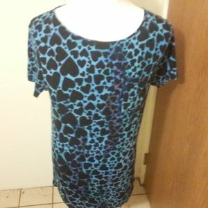 Matthew Williamson for Macys Blue Heart Dress M